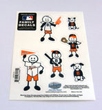 Detroit Tigers Outdoor Rated Vinyl Family Decals MLB Baseball