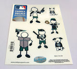 Seattle Mariners Outdoor Rated Vinyl Family Decals MLB Baseball