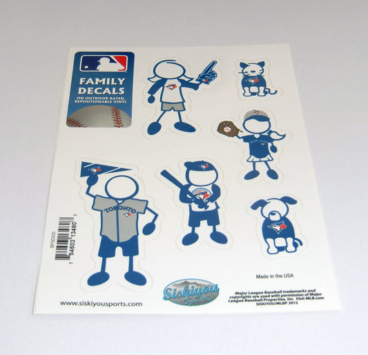 Toronto Blue Jays Outdoor Rated Vinyl Family Decals MLB Baseball