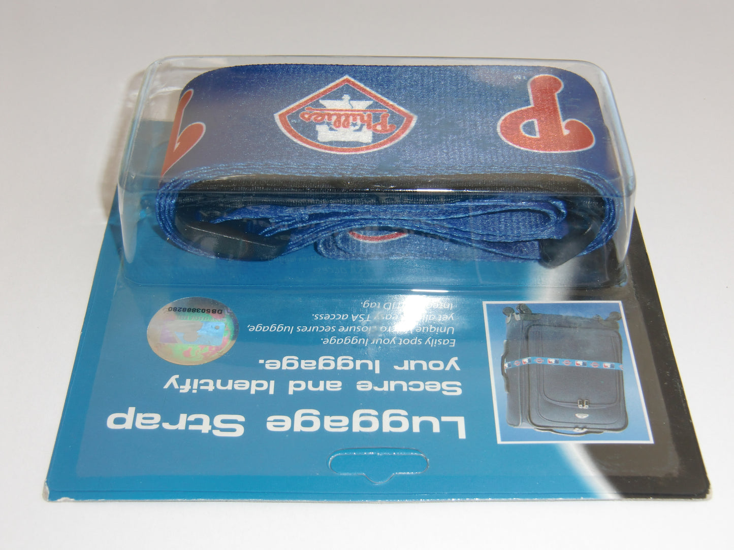 Philadelphia Phillies Secure & Identify Luggage Strap MLB Baseball