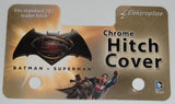 Batman v Superman Shiny Chrome Metal Hitch Cover (Dawn of Justice) DC Comics