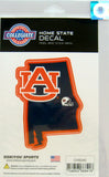 Auburn Tigers Home State Vinyl Auto Decal Alabama Shape (NCAA)