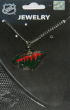 Minnesota Wild 22" Chain Necklace with Logo (NHL Hockey)