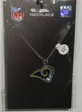 Los Angeles Rams 22" Chain Necklace with Metal Team Logo Charm NFL