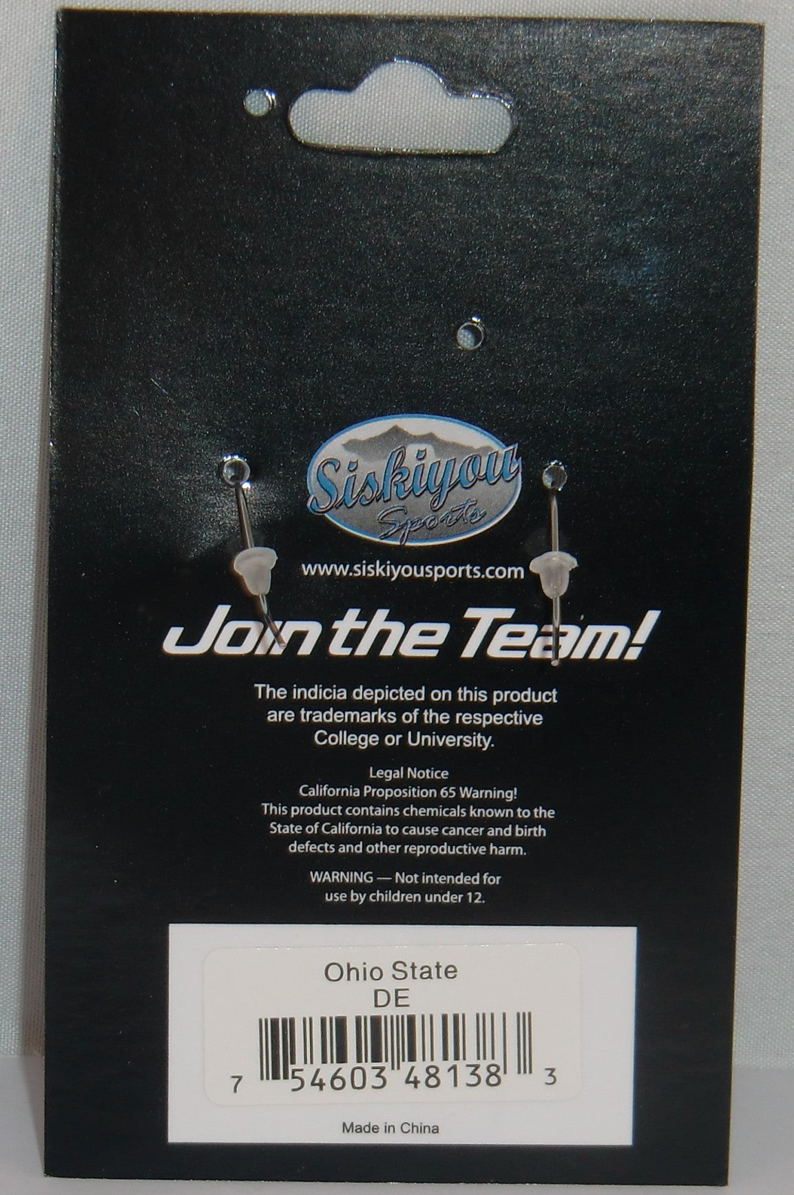 Ohio State Buckeyes Dangle Earrings (NCAA)