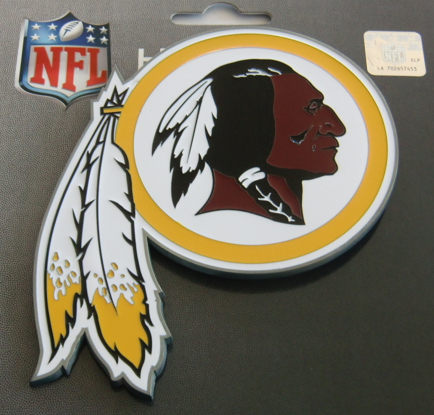 Washington Redskins 3-D Metal Hitch Cover (NFL Football)