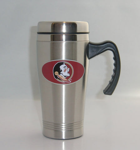 Florida State Seminoles 14 oz Stainless Steel Travel Mug with Handle (NCAA)
