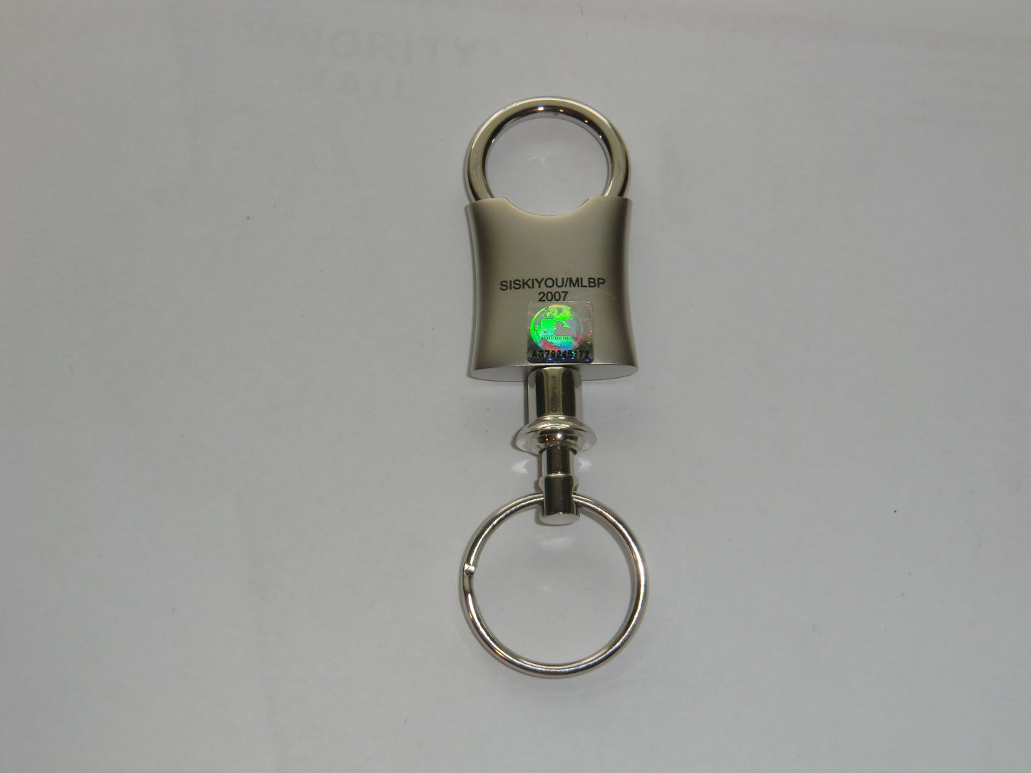 Philadelphia Phillies Valet Key Chain with Etched Team Logo MLB Baseball