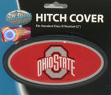 Ohio State Buckeyes Durable Plastic Hitch Cover (NCAA)