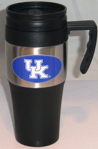 Kentucky Wildcats 14 oz Two Toned Travel Mug with Handle (NCAA)
