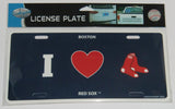 Boston Red Sox Styrene License Plate I Love (Heart) (MLB)