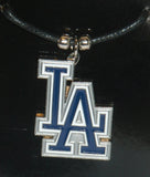 Los Angeles Dodgers Cord Necklace (MLB Baseball)
