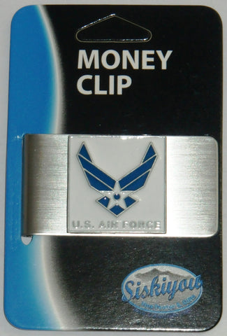 U.S. Air Force Stainless Steel Money Clip (Military)