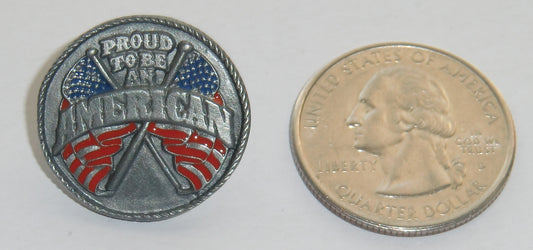 Proud To Be An American Stars & Stripes Collector's Lapel Pin