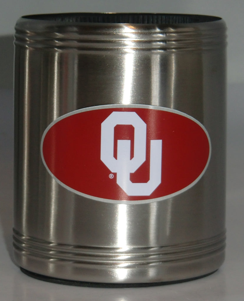 Oklahoma Sooners Insulated Stainless Steel Can Cooler Coozie (NCAA)