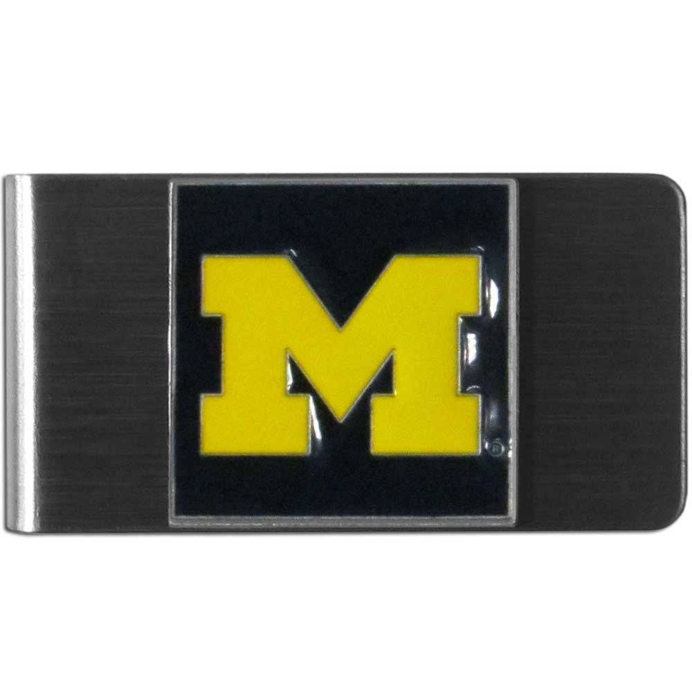 Michigan Wolverines Stainless Steel Money Clip (NCAA)