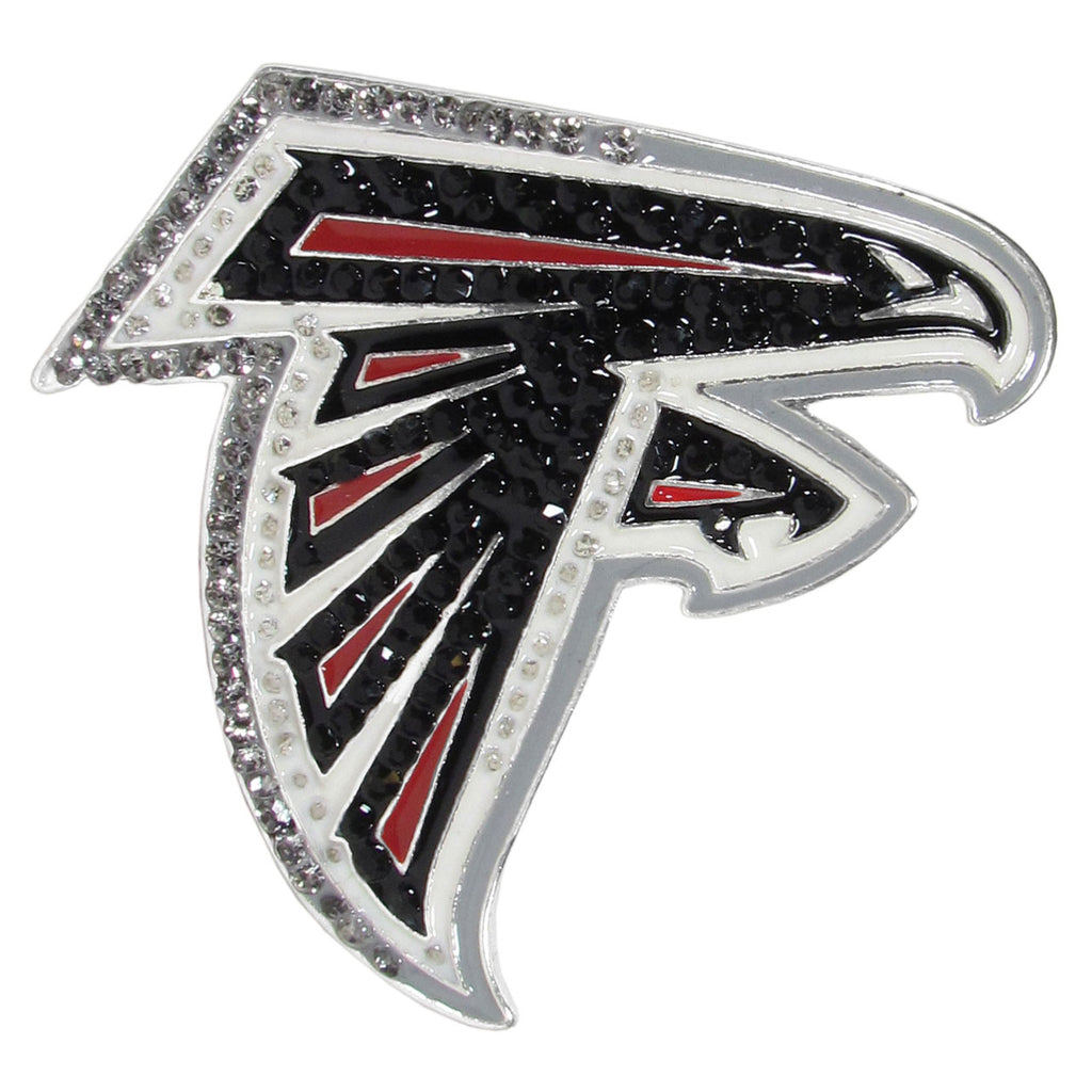 Atlanta Falcons Crystal Lapel Pin (Large) NFL Football