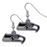 Seattle Seahawks Dangle Earrings (Zinc) NFL
