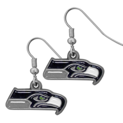 Seattle Seahawks Dangle Earrings (Zinc) NFL