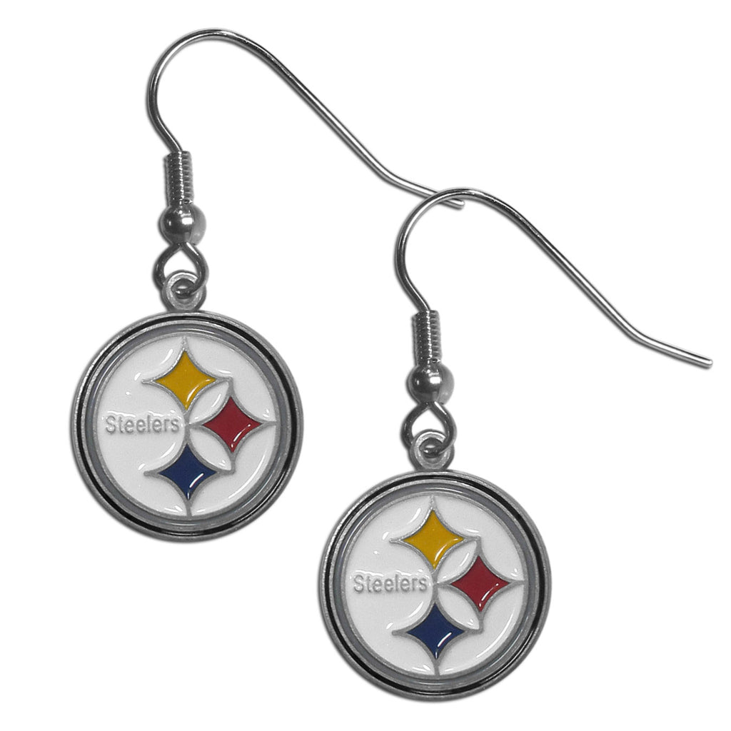 Pittsburgh Steelers Dangle Earrings (Zinc) NFL