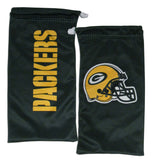 Green Bay Packers Edge Wrap Sunglasses with Microfiber Bag (NFL)