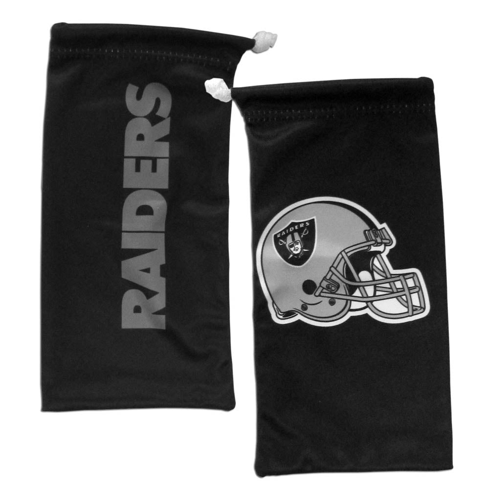 Las Vegas Raiders Wrap Sunglasses with Microfiber Bag (NFL)