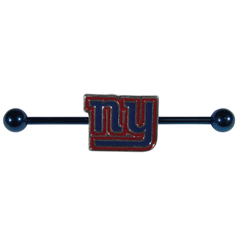 New York Giants Stainless Steel Industrial Slider Barbell NFL Football