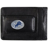 Detroit Lions Fine Leather Money Clip (NFL) Card & Cash Holder