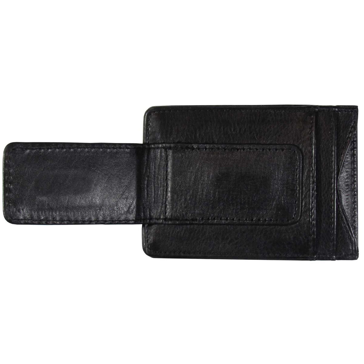 Texas Tech Red Raiders Fine Leather Money Clip (NCAA) Card & Cash Holder ("TT")