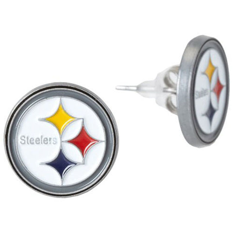 Pittsburgh Steelers Stud Earrings (Logo) NFL