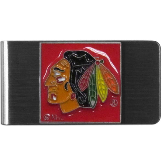 Chicago Blackhawks Stainless Steel Money Clip (NHL)