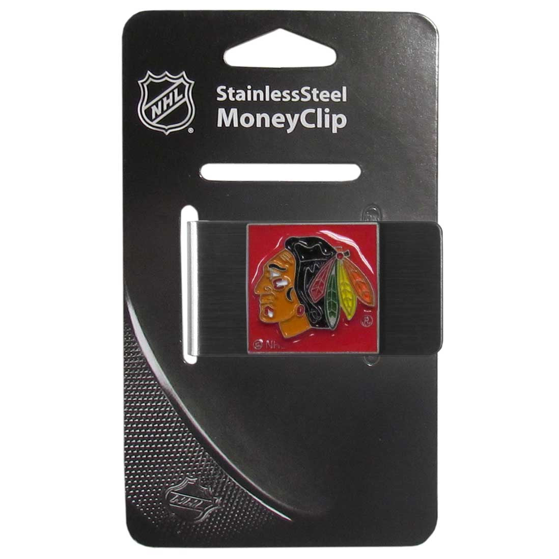 Chicago Blackhawks Stainless Steel Money Clip (NHL)