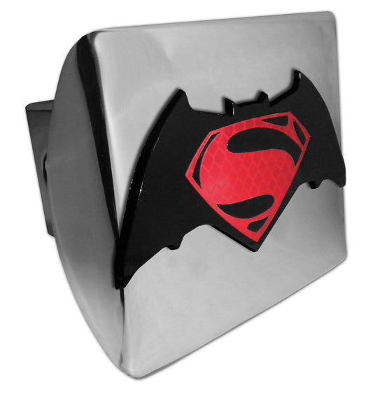Batman v Superman Shiny Chrome Metal Hitch Cover (Dawn of Justice) DC Comics