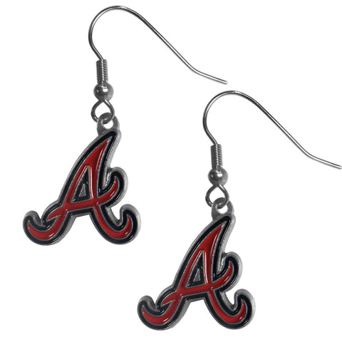 Atlanta Braves Dangle Earrings (Zinc) MLB Baseball