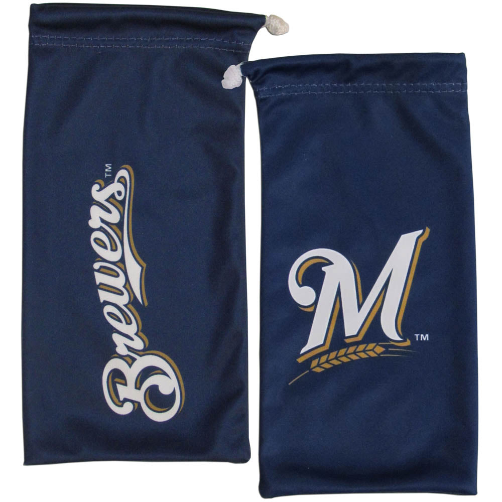 Milwaukee Brewers Wrap Sunglasses with Microfiber Bag (MLB) Baseball