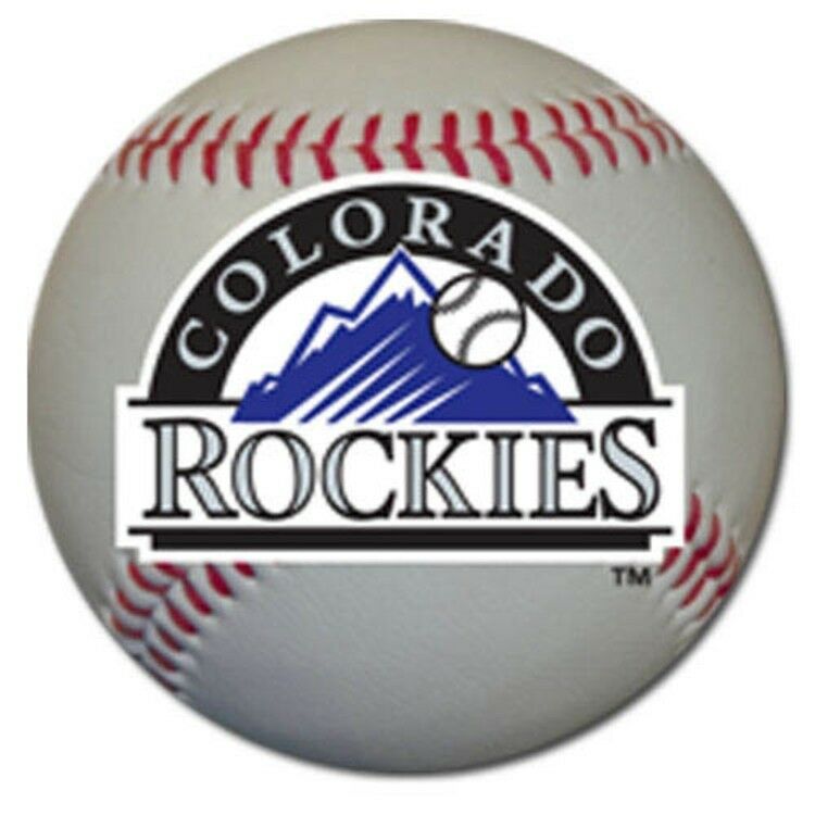 Colorado Rockies 4.5" Baseball Magnet MLB Licensed