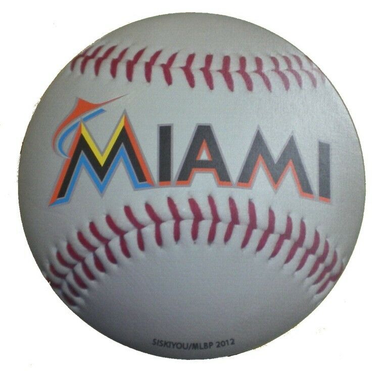 Miami Florida Marlins 4.5" Baseball Magnet MLB Licensed