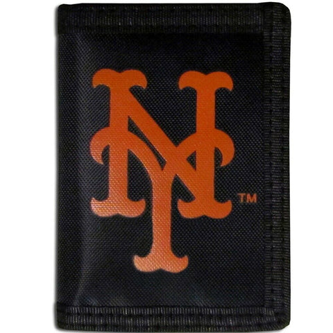 New York Mets Trifold Nylon Wallet MLB Baseball