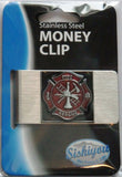 Firefighter Stainless Steel Money Clip (Occupational)