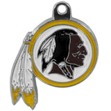 Washington Redskins Knotted Choker Necklace with Metal Logo Charm NFL