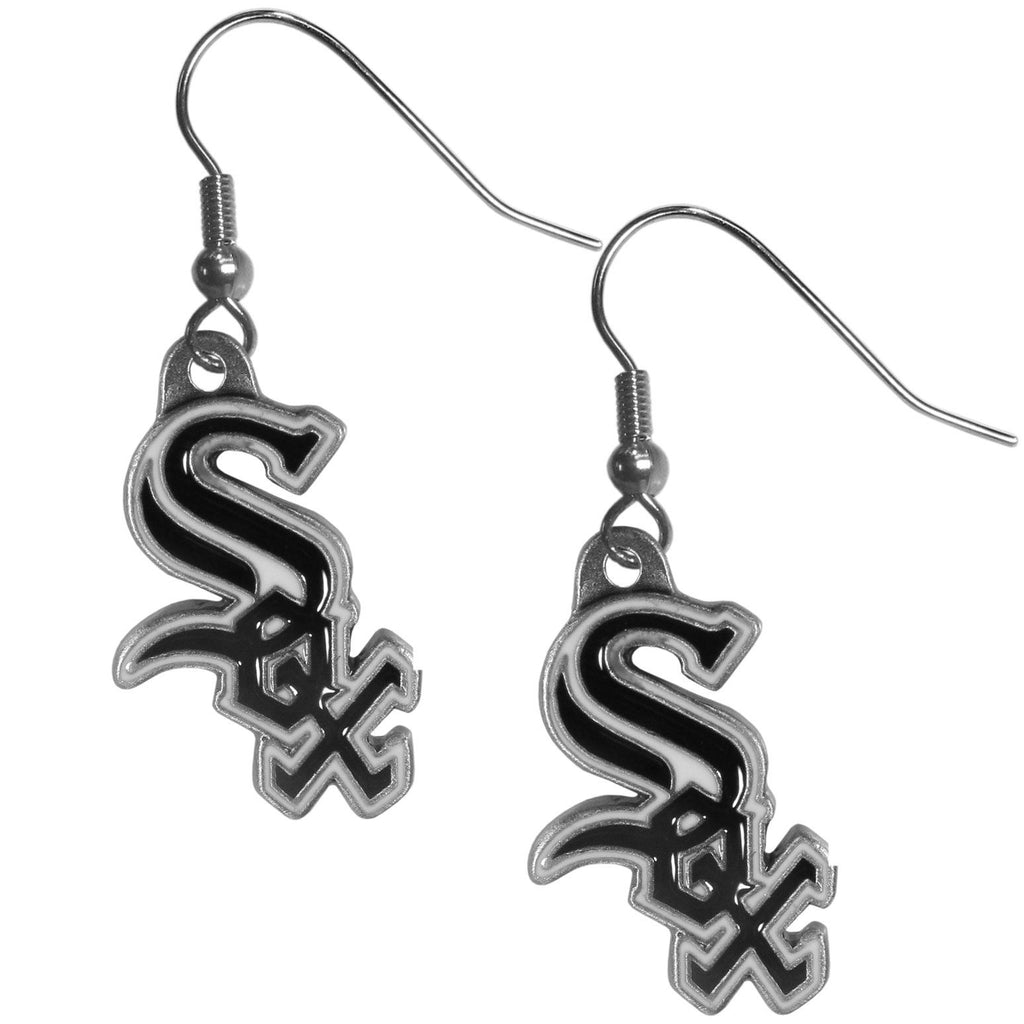 Chicago White Sox Dangle Earrings (Zinc) MLB Baseball